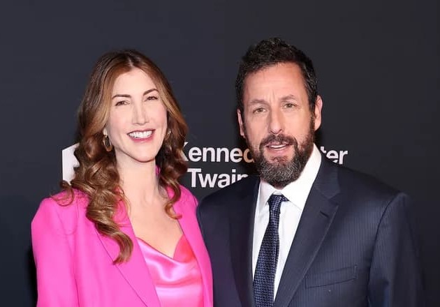 Comedian and Actor Adam Sandler and His Wife Photo