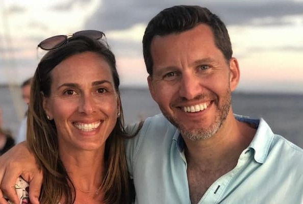Will Cain and his wife Kathleen Clain