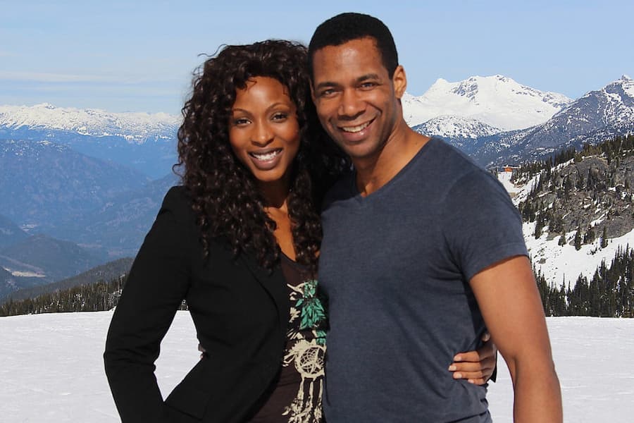 Lisa Berry And Her Husband Dion Johnstone Photo