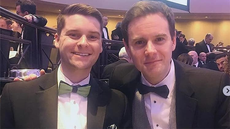 Guy Benson together with his husband Adam Wise