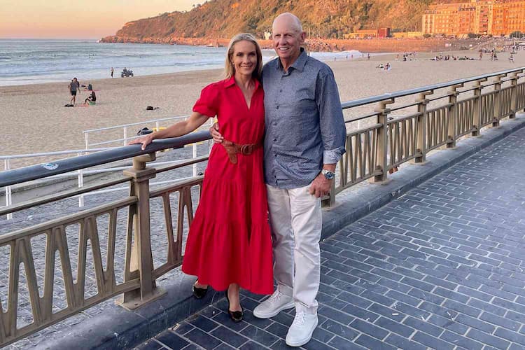 Dana Perino together with her husband Peter McMahon
