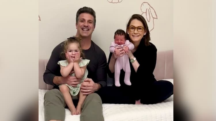 Jessica Tarlov with her husband Brian McKenna and their two children