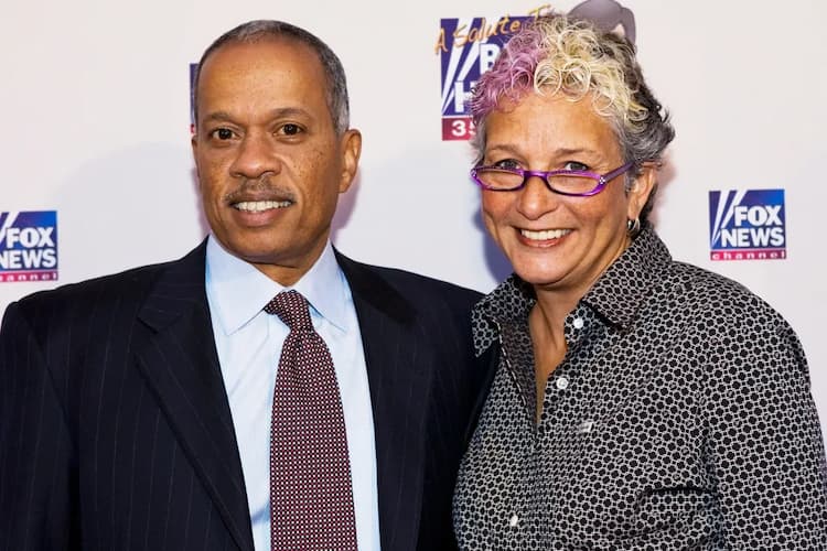 Juan Williams together with his wife Susan Delise